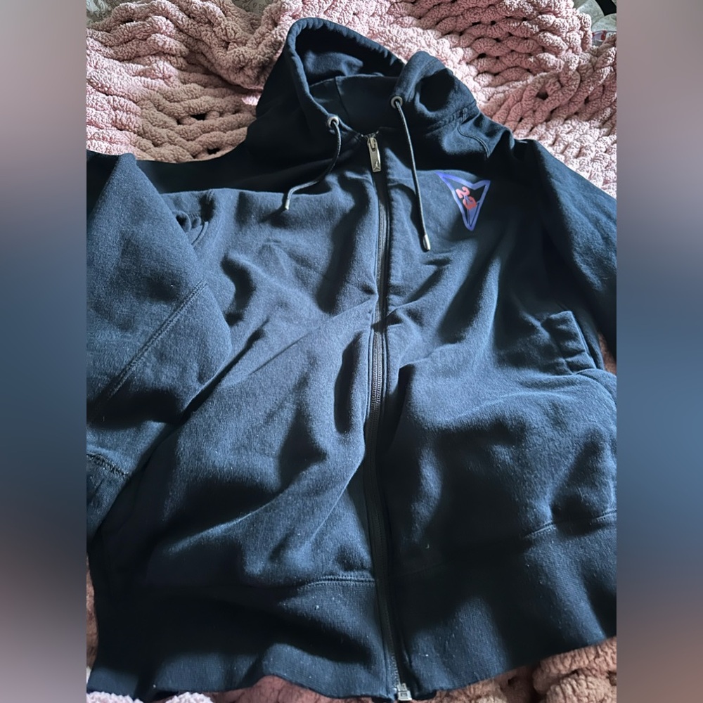 Nike Jordan Air Hoodie Color Block Spell Out Jumpman Sweatshirt Mens size M